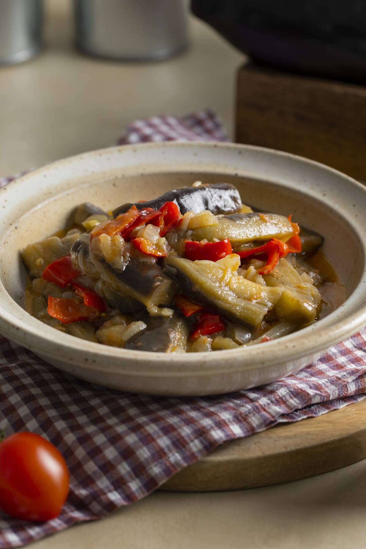 Berenjenas en escabeche. Foto: Freepik.