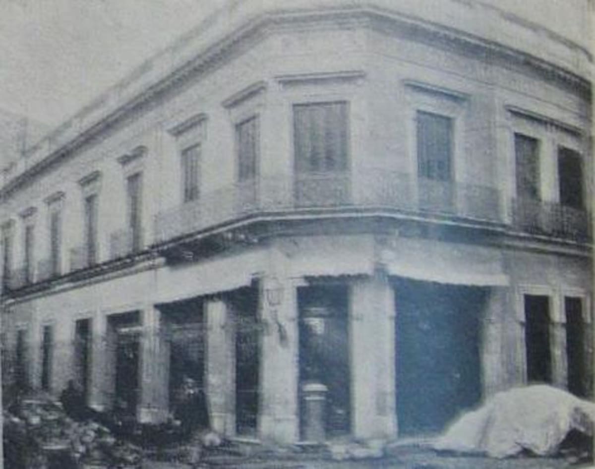 Casa donde se habría registrado uno de los primeros casos según la Revista Caras y Caretas, 1899