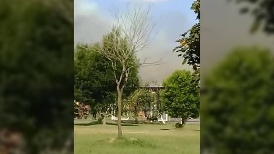 Incendio en fábrica de municiones en La Plata