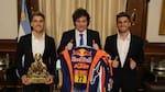Javier Milei recibió en Casa Rosada a Luciano Benavídes, campeón del Rally Dakar 2026