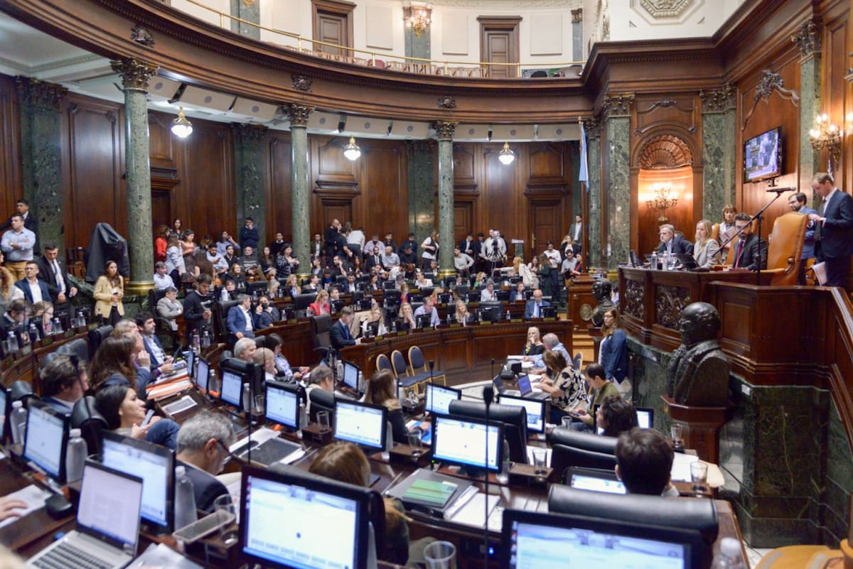 Legislatura bonaerense. Foto: NA