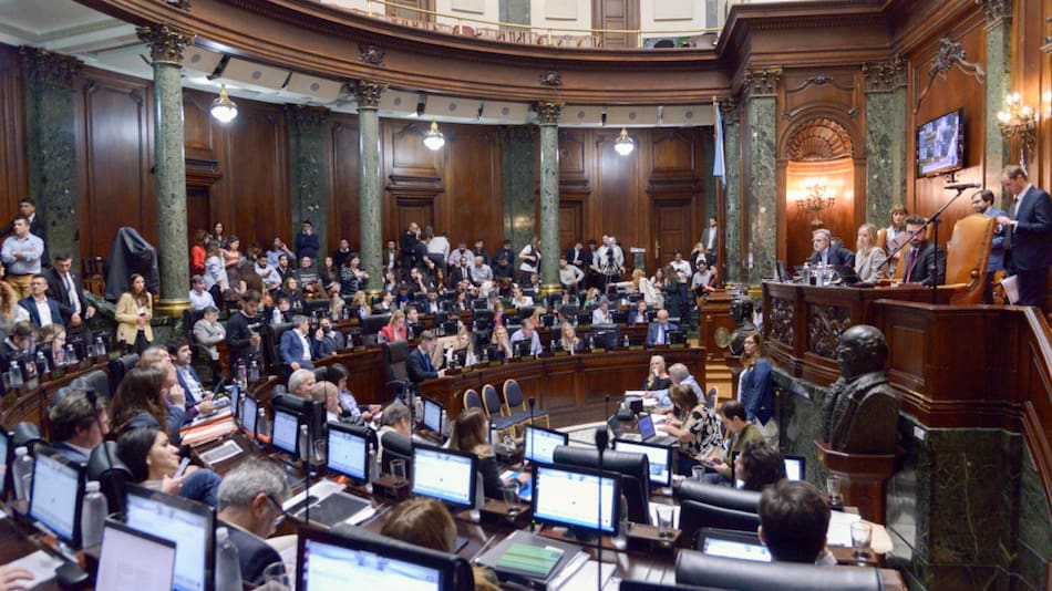 Legislatura bonaerense. Foto: NA