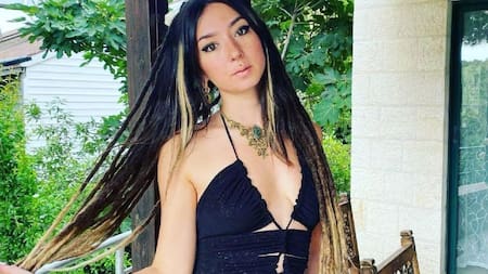 Shani Louk, influencer secuestrada en Israel. Foto: redes sociales.