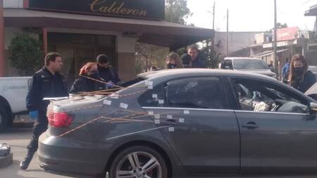 Ataque a tiros al líder de la barra de Laferrere. Foto: @mauroszeta.