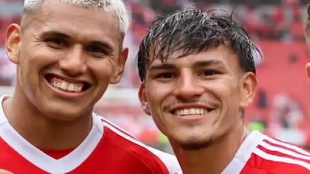 Braian Aguirre y Alexandro Bernabei.