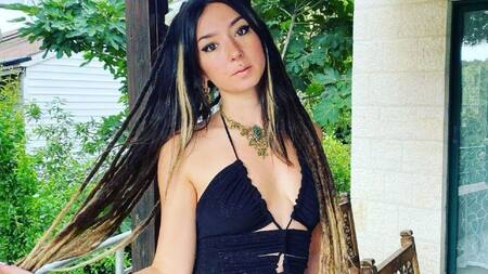 Shani Louk, influencer secuestrada en Israel. Foto: redes sociales.