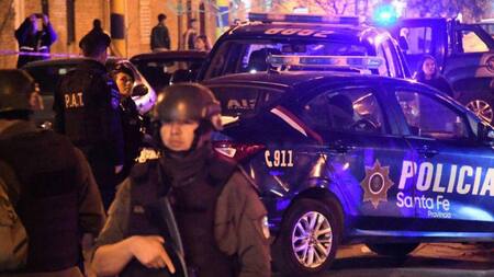 Policía de Santa Fe. Foto: Telam