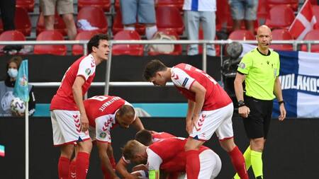 Descompensación de Christian Eriksen, REUTERS