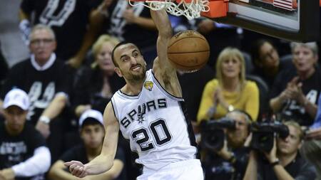 Emanuel Ginóbili en San Antonio Spurs, NA
