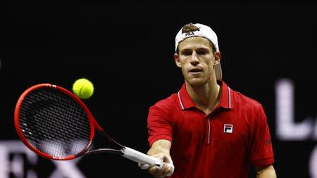 Diego Schwartzman en la Laver Cup. Foto: REUTERS.