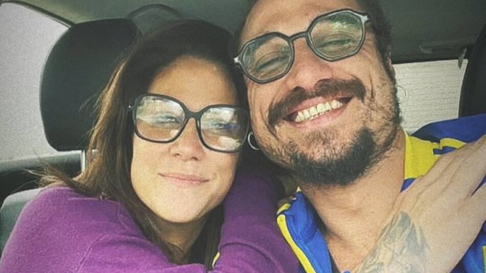 Daniel Osvaldo y Daniela Balles . Foto: Instagram