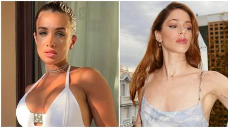 Camila Homs y Tini Stoessel. Fotos: Instagram.