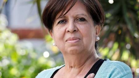 Olga Díaz, víctima de violencia de género