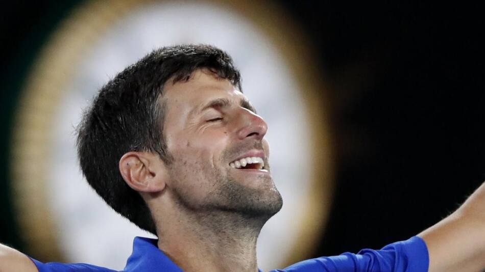 Novak Djokovic en la final de Australian Open 2019 (Reuters)