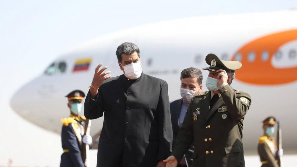 Nicolás Maduro en Irán. Foto: REUTERS.