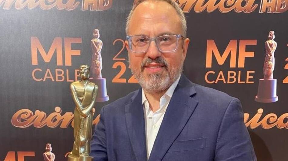 Diego Valenzuela en los Martín Fierro de Cable