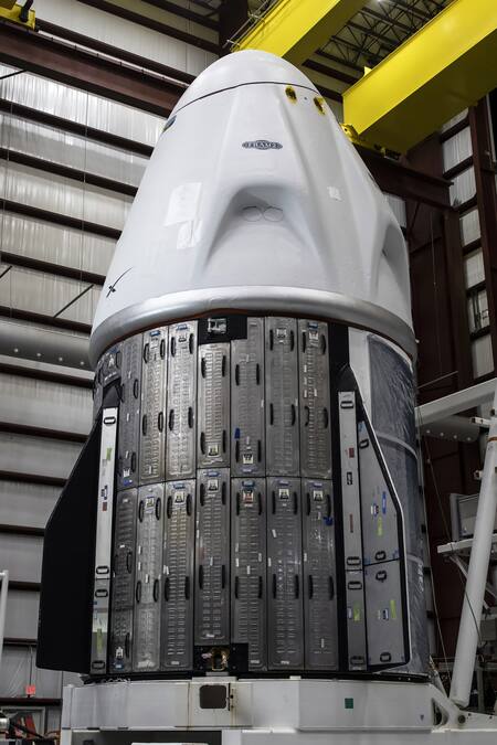 Cápsula Dragon de SpaceX. Foto: X / @SpaceX.