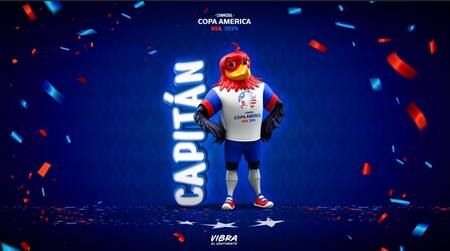 Capitán, la mascota de la Copa América 2024. Foto: Conmebol