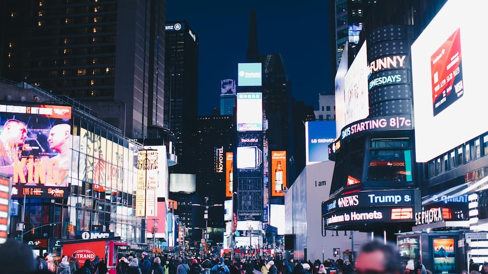 Times Square, Nueva York, Estados Unidos.