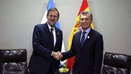 Rajoy y Macri
