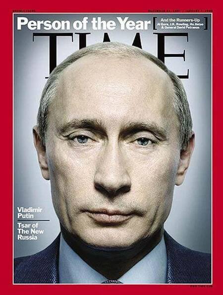 Revista Time menciona a Vladimir Putin como