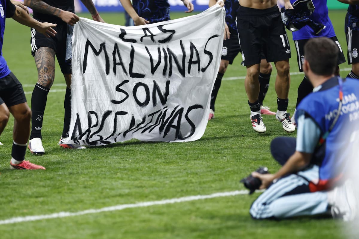 Bandera de Las Malvinas son argentinas en el Mundial 2026.