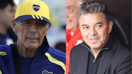 Miguel Ángel Russo y Marcelo Gallardo