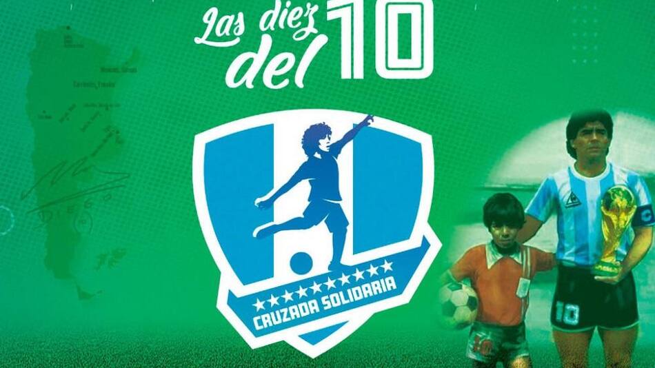 Las diez del 10, la cruzada de Maradona llega a Corrientes, para celebrar la Navidad