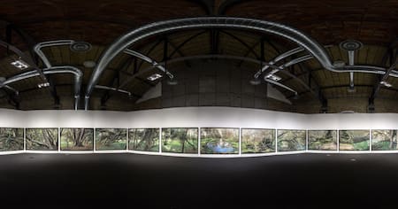 Vista de Sala Exhibición "Argentina (paisajes)" - Colectivo Mondongo. Foto: www.barro.cc