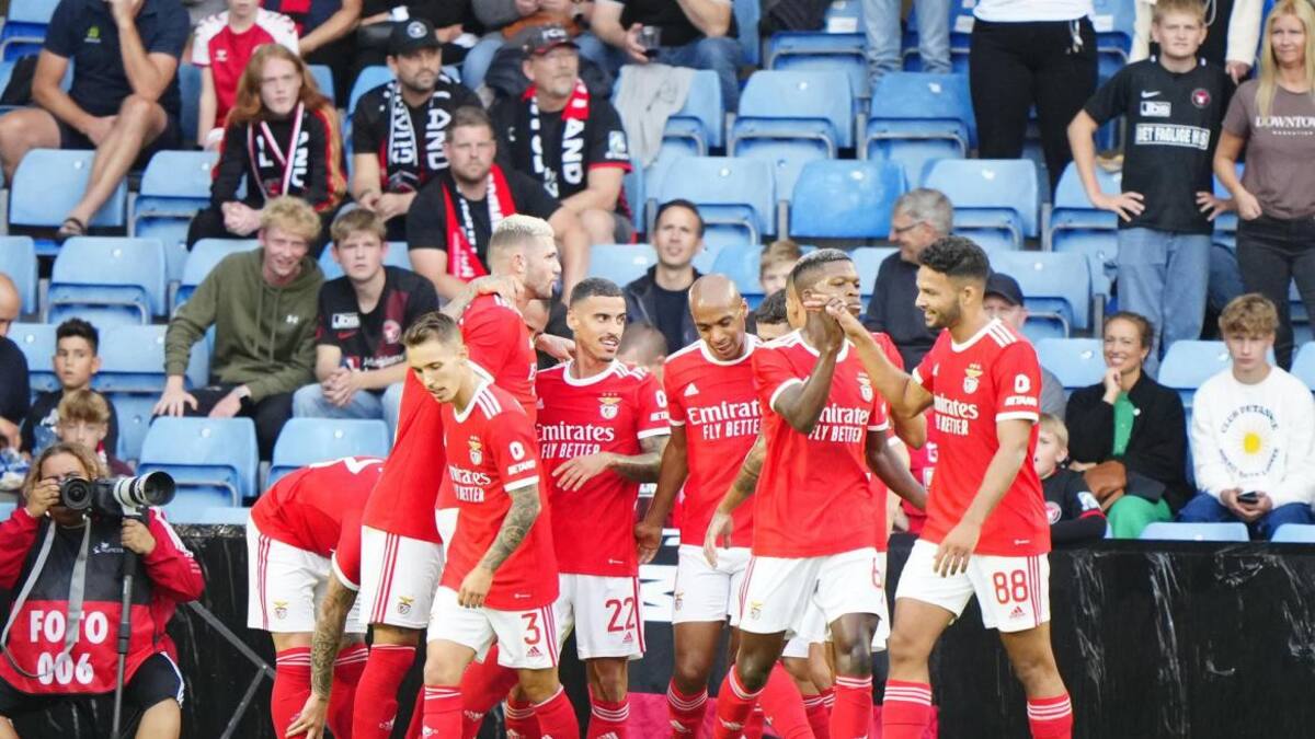 Benfica vs Midtjylland, Champions League. Foto: EFE.