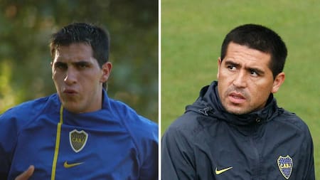 Pablo Migliore y Juan Román Riquelme. Foto: NA.