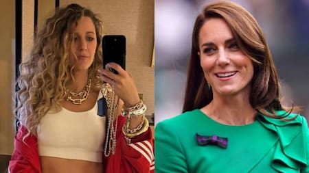 Blake Lively y Kate Middleton. Fotos: Instagram y NA.