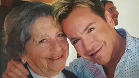 Guido Suller y su mamá