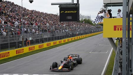 Max Verstappen se quedó con el Gran Premio de Canadá. Foto: Reuters.