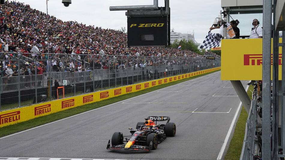 Max Verstappen se quedó con el Gran Premio de Canadá. Foto: Reuters.