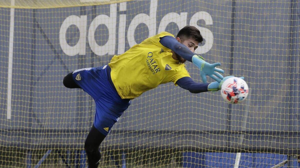 Agustín Rossi, arquero de Boca Juniors. Foto: NA.