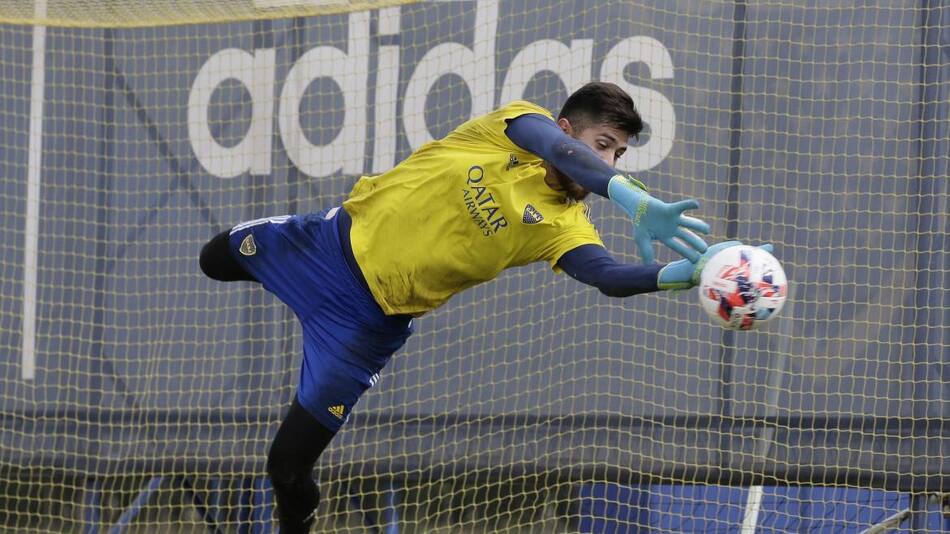 Agustín Rossi, arquero de Boca Juniors. Foto: NA.