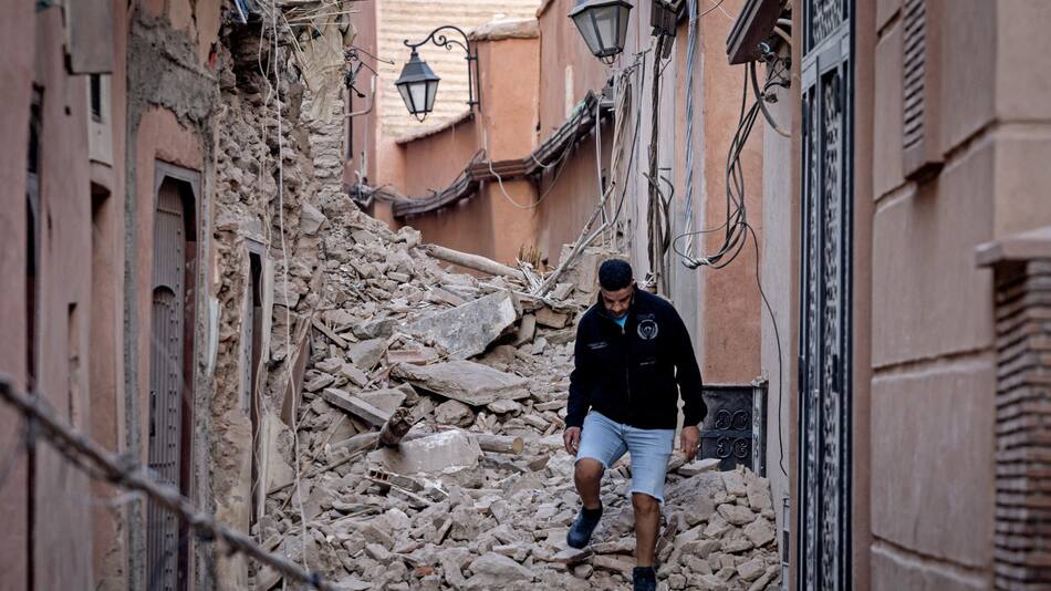 Terremoto en Marruecos. Foto: Télam