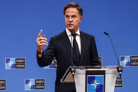 El secretario general de la OTAN, Mark Rutte. Foto: Reuters/Yves Herman.