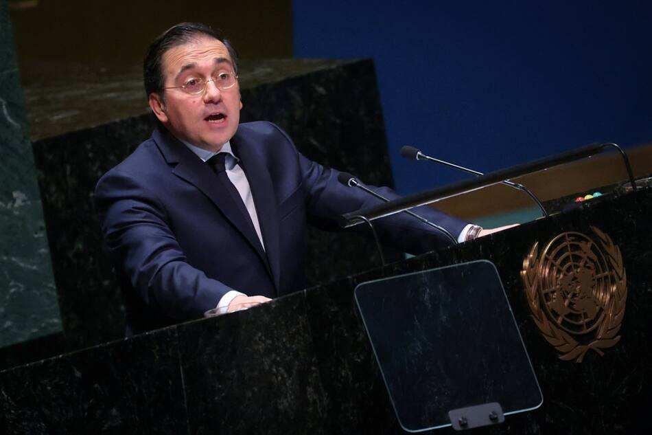 José Manuel Albares, ministro de Exteriores de España. Foto: Reuters.