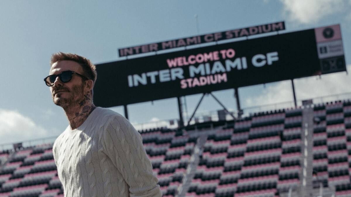 David Beckham, presidente del Inter Miami FC. Foto: Inter Miami FC.