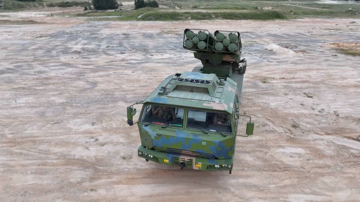 Ejercicios militares de China en Taiwán. Foto: Reuters