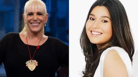 Valeria Lynch y su hijastra. Foto: NA