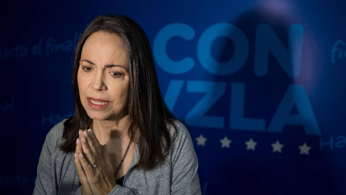 María Corina Machado apuntó contra el Gobierno de Nicolás Maduro. Foto: EFE