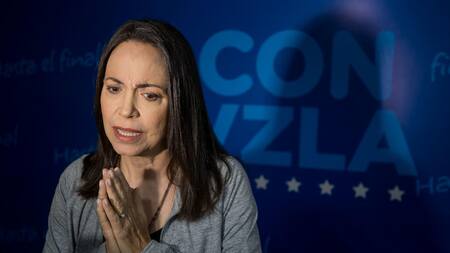 María Corina Machado apuntó contra el Gobierno de Nicolás Maduro. Foto: EFE