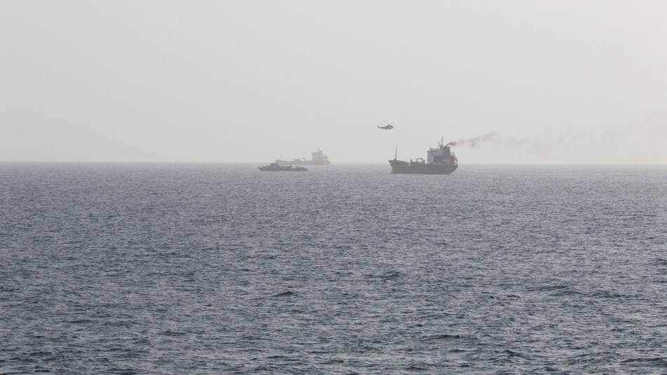 Irán incauta un barco en el golfo Pérsico. Foto: Reuters.