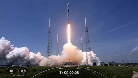 Lanzamiento del Euclid. Foto: Reuters.