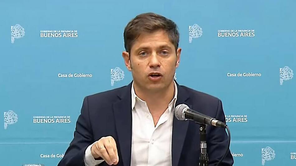 Conferencia de prensa de Axel Kicillof, NA