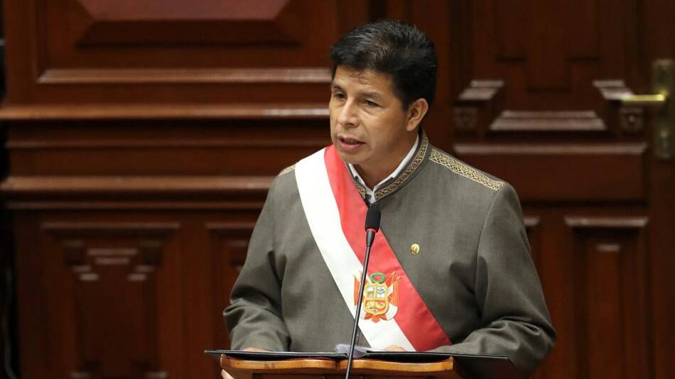 Pedro Castillo, presidente de Perú. Foto: REUTERS