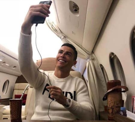 Avión de Cristiano Ronaldo